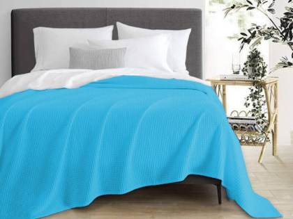 Κουβέρτα Υπέρδιπλη Πικέ Βαμβακερή Πετρόλ Γαρύφαλλο 230x250 | Γαρύφαλλο - Λευκά Είδη